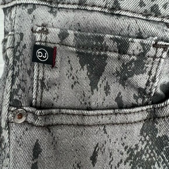 Dear John Women's Gray Snakeskin Print Gisele High Waisted Skinny Jeans Size 27 - Picture 5 of 14